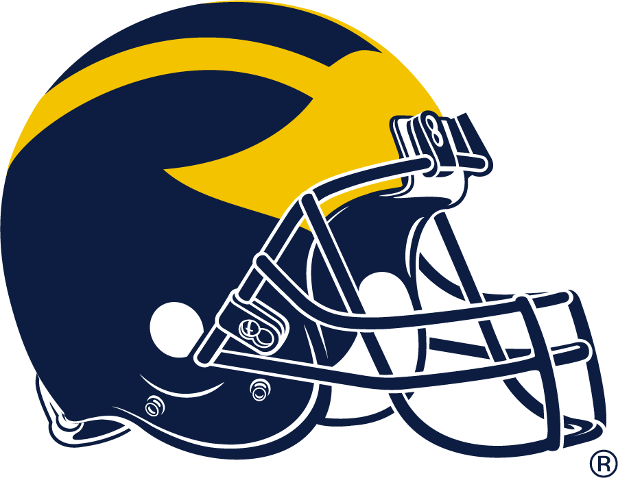 Michigan Wolverines 2016-Pres Helmet Logo DIY iron on transfer (heat transfer)
